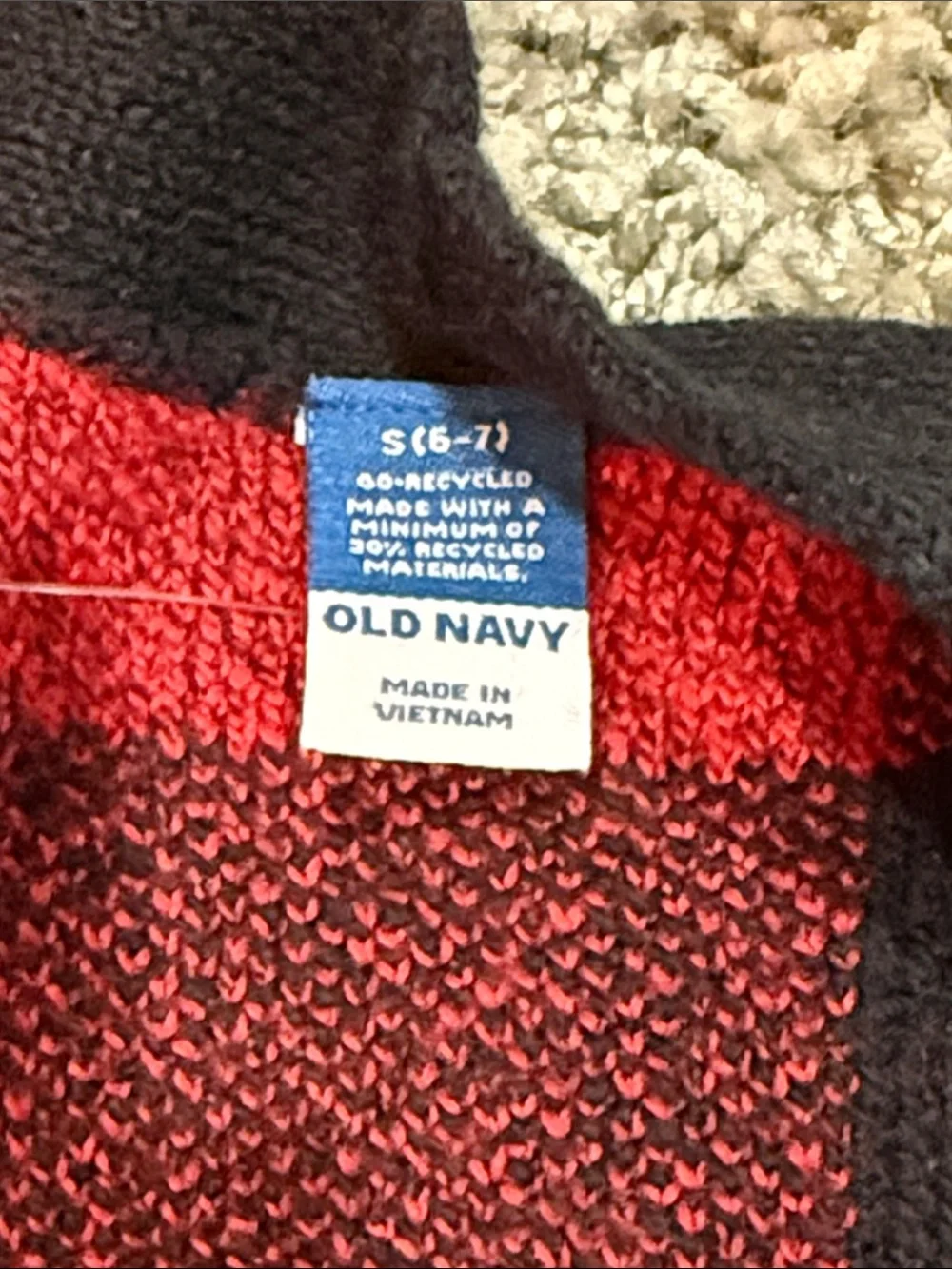 Old Navy cozy red